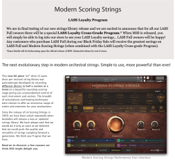 LASS3 Audiobro Modern Scoring Strings