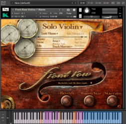 Kirk Hunter Front Row Violins KONTAKT