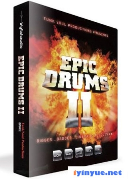 Big Fish Audio - Epic Drums II （AIF， KONTAKT， WAV）